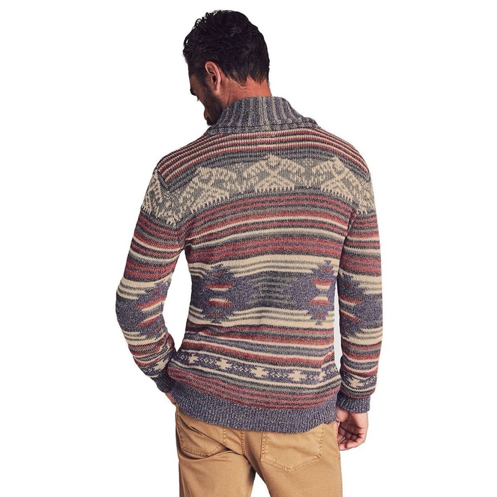 Faherty Men’s Thunderbird Serape Jacquard
Button Cardigan - Medium - EUC - Picture 4 of 14
